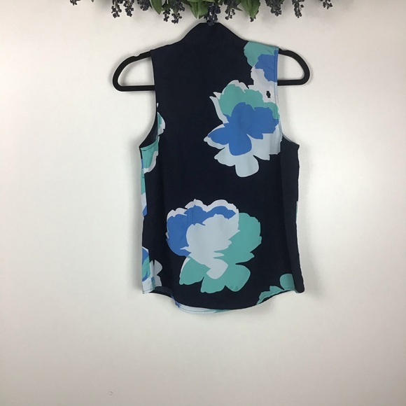 a. new. day | Tie Front Floral Print Blouse~S - Picture 6 of 7